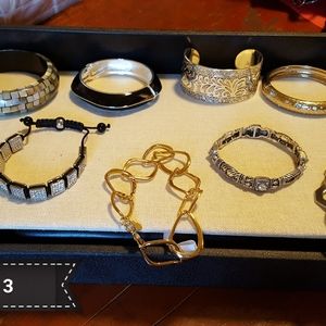 Premier Designs Jewelry Lot of 9 Bracelets